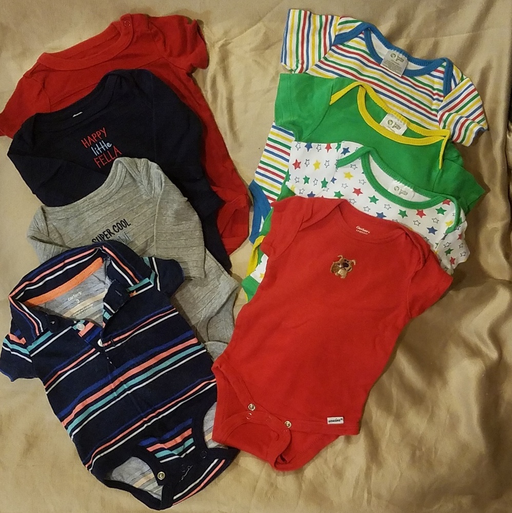 8 onesies in total size 3months